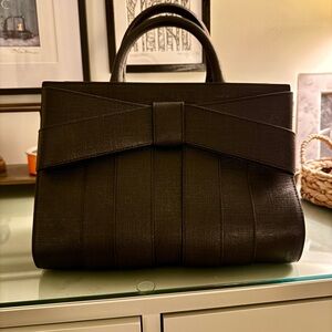 ZAC Zac Posen Shirley Bow Black Satchel